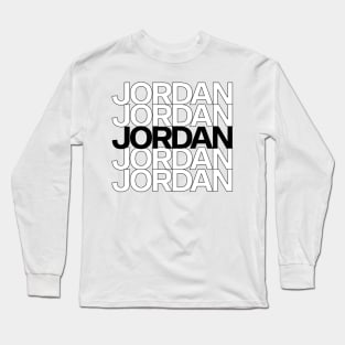 Jordan - stacked Long Sleeve T-Shirt